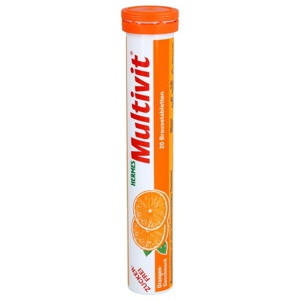 Hermes Multivit Brausetabletten, 20 St Brausetabletten Produktbild