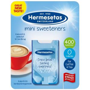 Hermesetas Mini Sweeteners 400 tabletter produkt bild