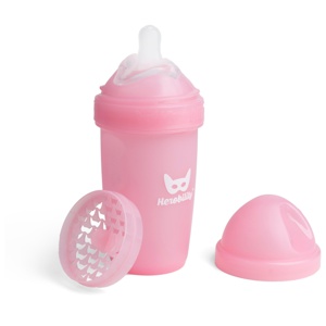 Herobility Baby Bottle Pink 240 ml produkt bild