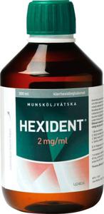 Hexident, munsköljvätska 2 mg/ml 300 ml produkt bild