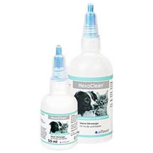 Hexoclean saurer Ohrreiniger für Hunde und Katzen, 50 ml Lösung Produktbild