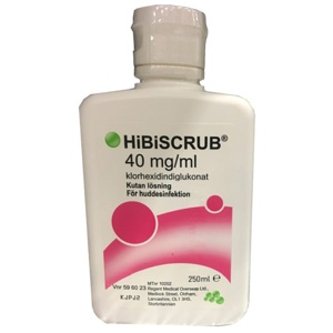 Hibiscrub, kutan lösning 40 mg/ml, 250 ml produkt bild
