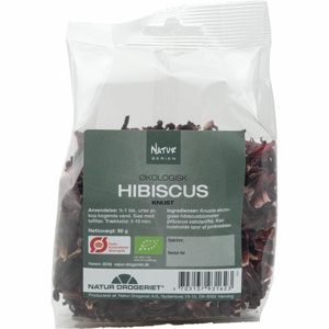 Hibiscus knust Økologisk - 90 gram produktbillede