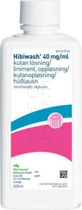 Hibiwash Huddesinfektion Inför Operation Kutan lösning 40 mg/ml Klorhexidin, kombinationer 500 ml produkt bild