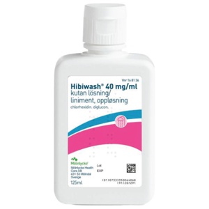 Hibiwash Liniment 40mg/ml, 125 ml produktbilde