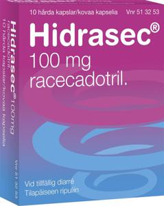 Hidrasec hårda kapslar 100 mg 10 st produkt bild