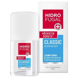 Hidrofugal classic Pumpspray höchster Schutz, 30 ml Deospray Produktbild