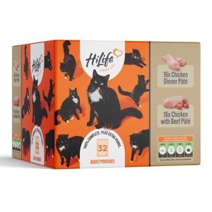 HiLife Adult Cat Pouches 32 x 70g product image