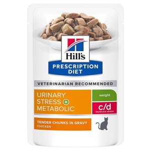 Hill's Prescription Diet c/d Multicare Stress + Metabolic Katzenfutter Huhn Produktbild