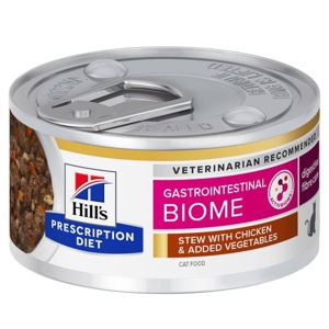 Hill's Prescription Diet Feline Gastrointestinal Biome Digestive Care/Fibre Care Stew Chicken & Vegetables 82g produktbilde
