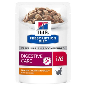 Hill's Prescription Diet Feline i/d Digestive Care Chicken 12x85 g produktbilde