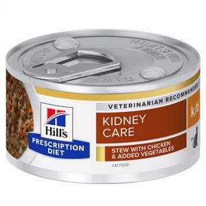 Hill's Prescription Diet Feline k/d Chicken & Vegetables Stew 24x82 g produkt bild