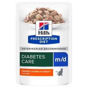 Hill's Prescription Diet Feline m/d Diabetes Care 12x85 g produkt bild