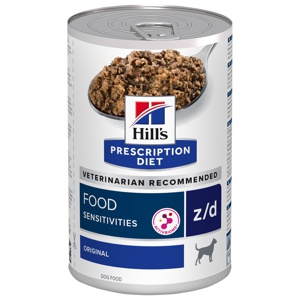 Hill's Prescription Diet z/d Food Sensitivities hundfoder - Ekonomipack: 48 x 370 g produkt bild