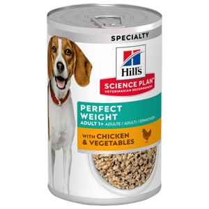 Hill's Science Plan Canine Adult Perfect Weight Small & Mini Chicken & Veg. 12x363 g produkt bild