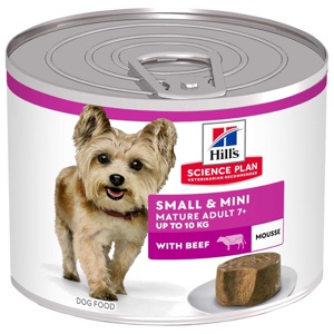 Hill's Science Plan Canine Mature Adult Small & Mini Mousse Beef 12x200 g produkt bild