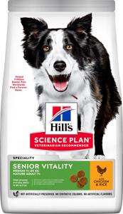 Hill's Science Plan Canine Senior Vitality Medium Chicken 12 kg produkt bild