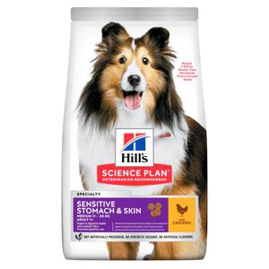 Hill's Science Plan Dog Adult Sensitive Stomach & Skin Medium Chicken (14 kg) produkt bild