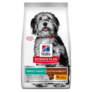 Hill's Science Plan Dog Perfect Weight & Active Mobility Adult Medium with Chicken 12 kg produkt bild