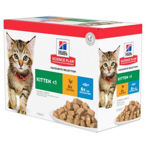 Hill's Science Plan Kitten 24 x 85 g- Poultry Selection produkt bild