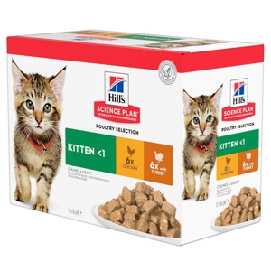 Hill's Science Plan Kitten Chicken & Turkey 12x85 g produktbilde
