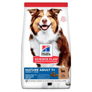 Hill's Science Plan Mature Adult 7+ Medium Lamb & Rice 14 kg produkt bild