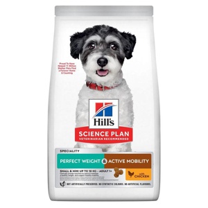 Hill's Science Plan Perfect Weight & Active Mobility Adult Small & Mini mit Huhn Produktbild