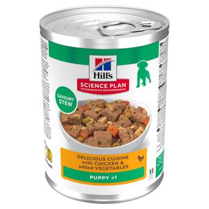 Hill's Science Plan Puppy Stew with Chicken & added Vegetables - Ekonomipack: 24 x 363 g produkt bild