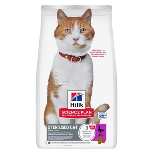 Hill's Science Plan Sterilised Cat Adult 1-6 Ente Produktbild