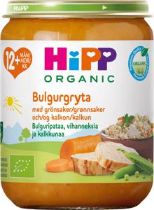 HiPP Bulgur med Grönsaker & Kalkon 12 månader 250 g produkt bild