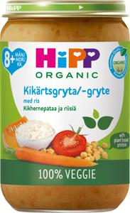 HiPP Kikärtsgryta med ris 8 mån 220 g produkt bild