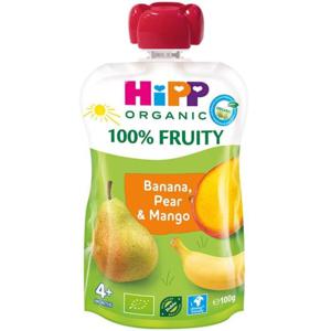 HiPP Klämmis Banan, Päron & Mango 4M 100 g produkt bild