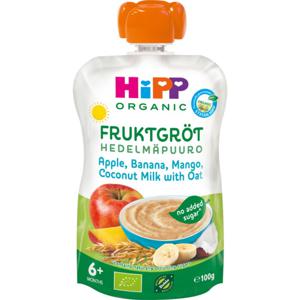 HiPP Klämmis Gröt Äpple Banan & Mango 100g produkt bild