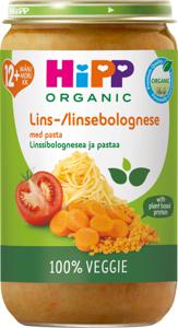 HiPP Linsbolognese med Pasta 12 månader 250 g produkt bild