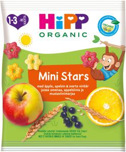 HiPP Mini Stars 1-3år 30g produkt bild