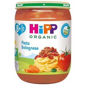 HiPP Pasta Bolognese 8m 190g produkt bild