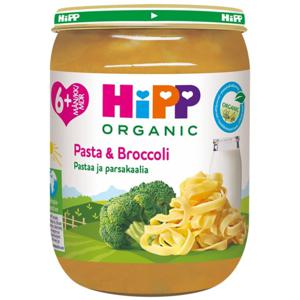 HiPP Pasta med broccoli 6M 190 g produkt bild