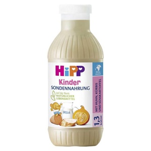 Hipp Sondennahrung Huhn Kürbis & Süßkartoffelnkunststoff Fl., 500 ml Flaschen Produktbild