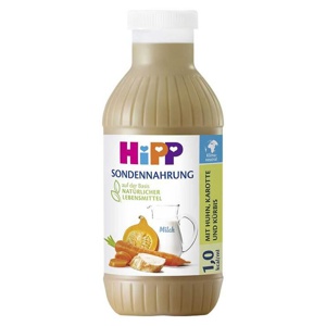 Hipp Sondennahrung Huhn Karotte & Kürbis Kunststoff Fl., 500 ml Flaschen Produktbild