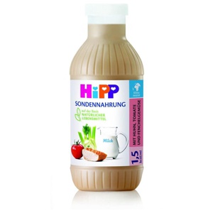 Hipp Sondennahrung Huhn Tomaten Fenchelgem.KS.Fl., 12X500 ml Flaschen Produktbild