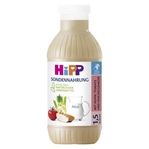 Hipp Sondennahrung Huhn Tomaten Fenchelgem.KS.Fl., 500 ml Flaschen Produktbild