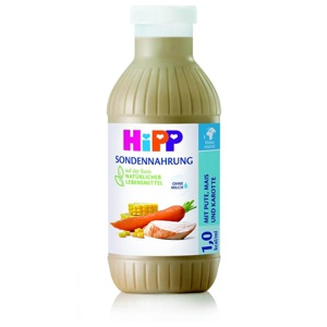 HIPP Sondennahrung Pute Mais & Karotte Kunstst.Fl. Produktbild