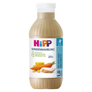 Hipp Sondennahrung Pute Mais & Karotte Kunststoff Fl., 500 ml Flaschen Produktbild