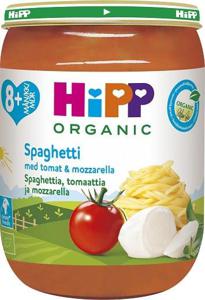 HiPP Spaghetti,Tomat&Mozzarell 8m 190g produkt bild
