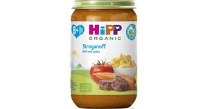 HiPP Stroganoff Biff med Pasta 8m 220 g produkt bild