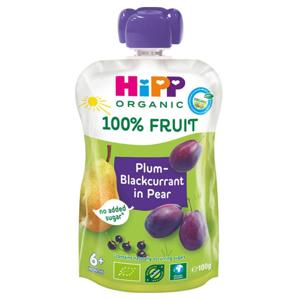 HiPPis Päron/Plomon/Svarta vinbär 6m 100 g produkt bild