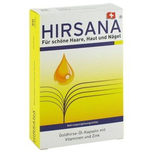 HIRSANA Goldhirse Öl Kapseln Produktbild