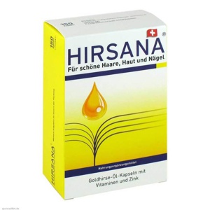 HIRSANA Goldhirse Öl Kapseln Produktbild