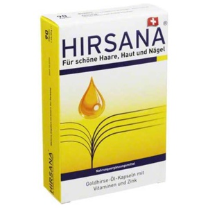 Hirsana Goldhirse Öl Kapseln, 90 St Kapseln Produktbild