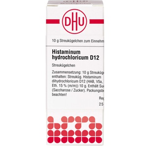 HISTAMINUM hydrochloricum D 12 Globuli Produktbild